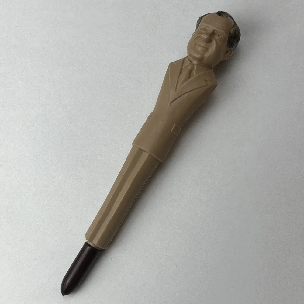 Vintage Richard Nixon 3D Figure Pen Presidential Campaign Memoribilia Election